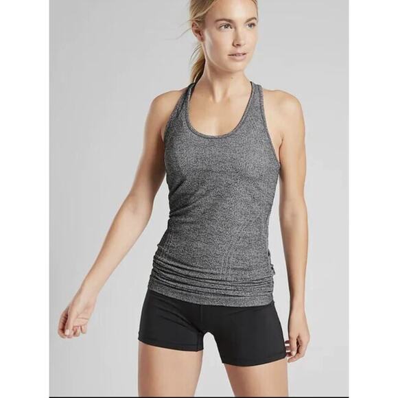5 for $25| Athleta Norwegian Grey Speedlight Heather Tank Top Racerback - Picture 1 of 7